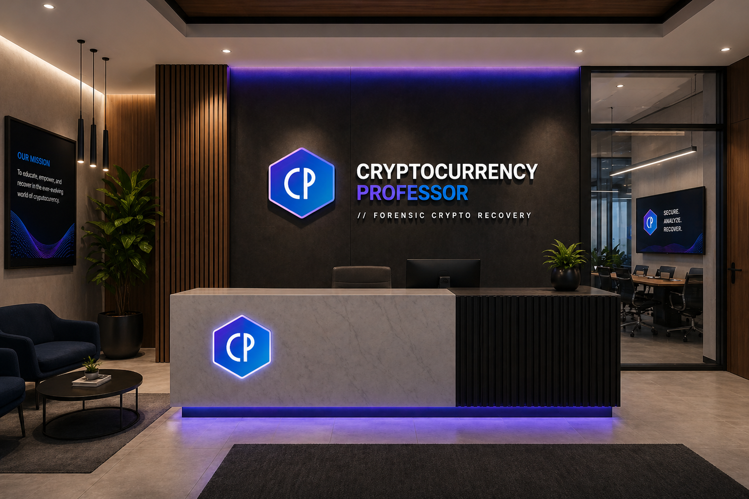 Cryptocurrency Professor reception